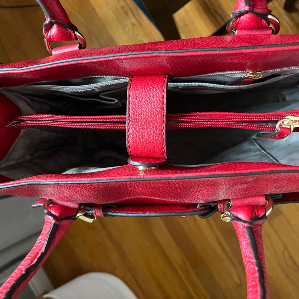 MICHAEL Michael Kors Cherry Red Tote - Picture 3 of 11